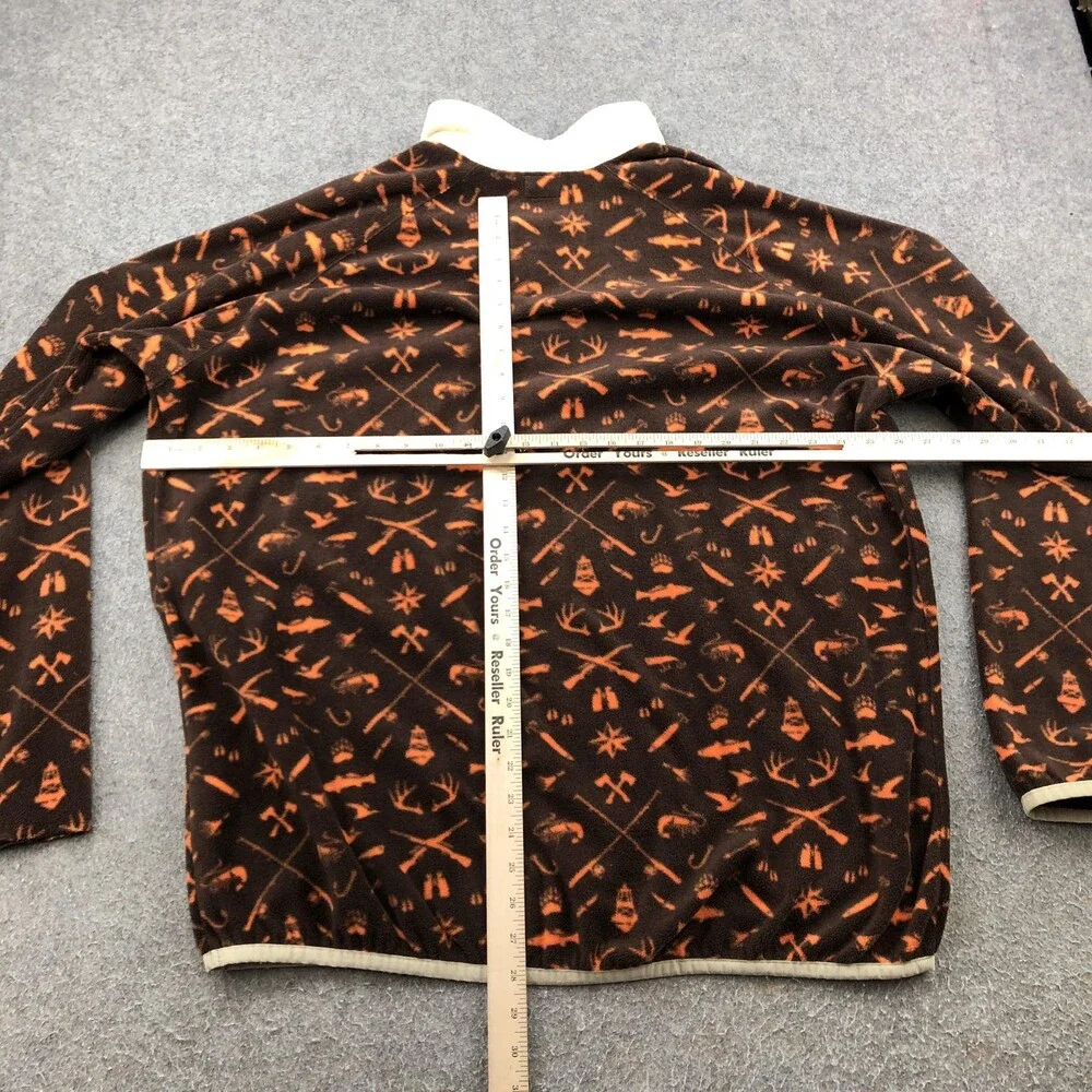 Southern Marsh Sweater Mens XL Brown Fleece Pullover Hunting Outdoor Print - Picture 8 of 10